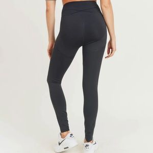 Mono B Booty Pop Black High Waist Leggings